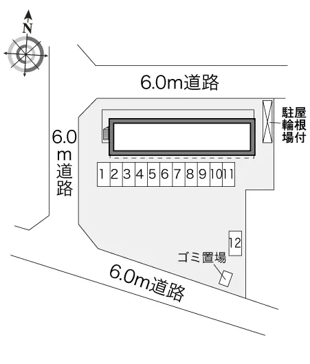 ★手数料０円★天理市勾田町　月極駐車場（LP）